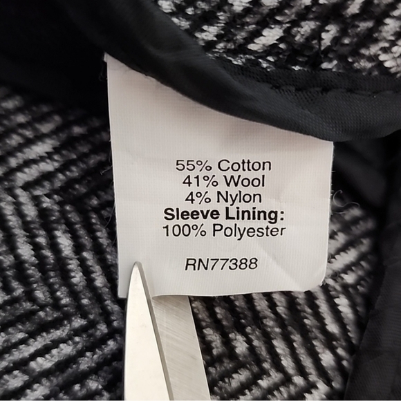 J Crew Grey Double Breasted Blazer Jacket Cotton Wool - Picture 10 of 16